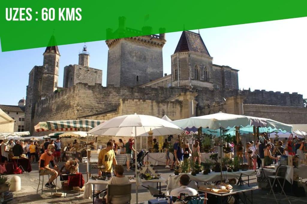 Willa La Bastide D'Elma - Clim - Wifi Sarrians Zewnętrze zdjęcie